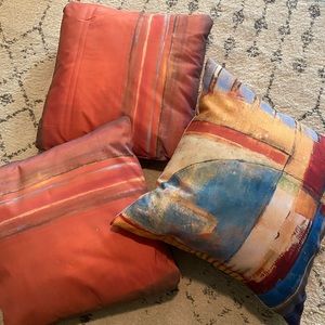 Bundle of outdoor pillows. Brand new.